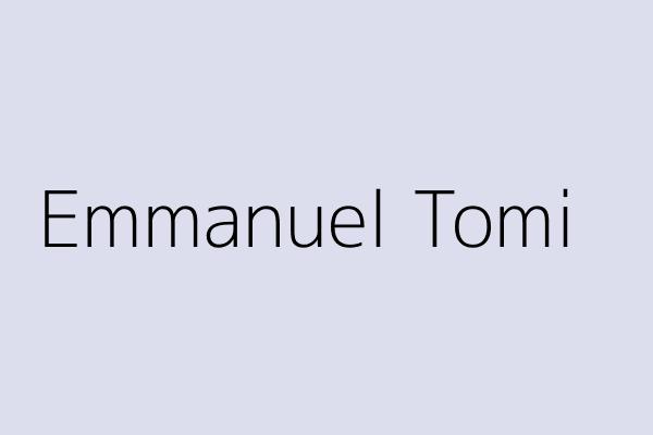 Emmanuel Tomi